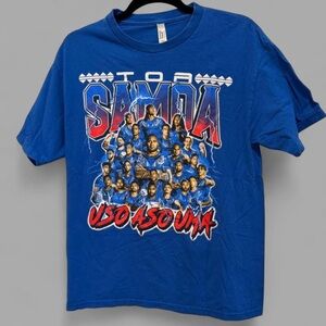 Toa Samoa Rugby shirt blue Medium
